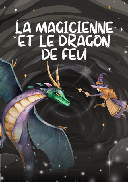 la magicienne et le dragon de feu